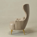 Letitia Faux Leather Wingback Chair