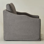 Charles Slipcover Swivel Barrel Chair