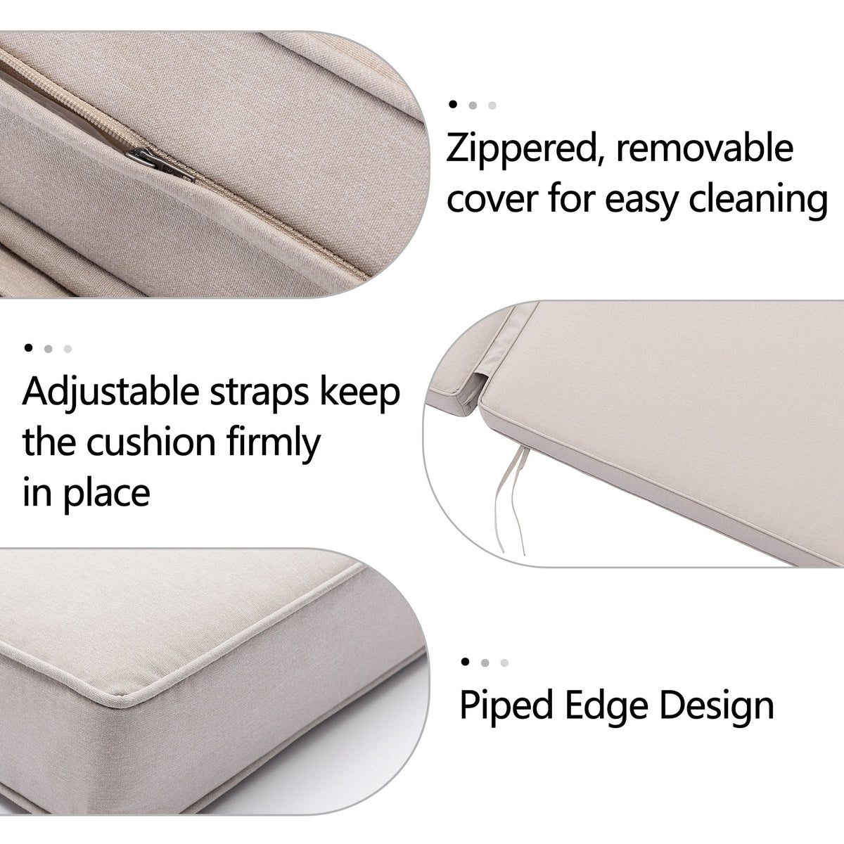 Ranu Extra Thick Outdoor Cushion Set