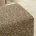 Ida Bouclé Square Ottoman