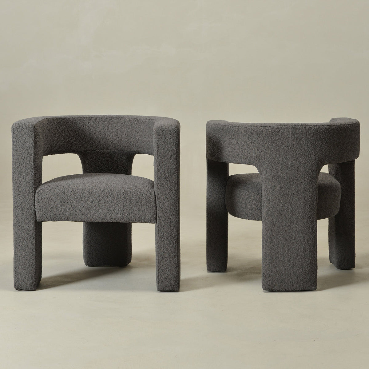 Herbert Modern Bouclé Armchair