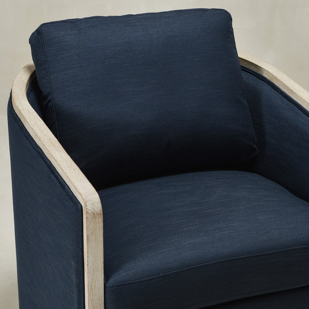 Claude Performance Linen Swivel Chair