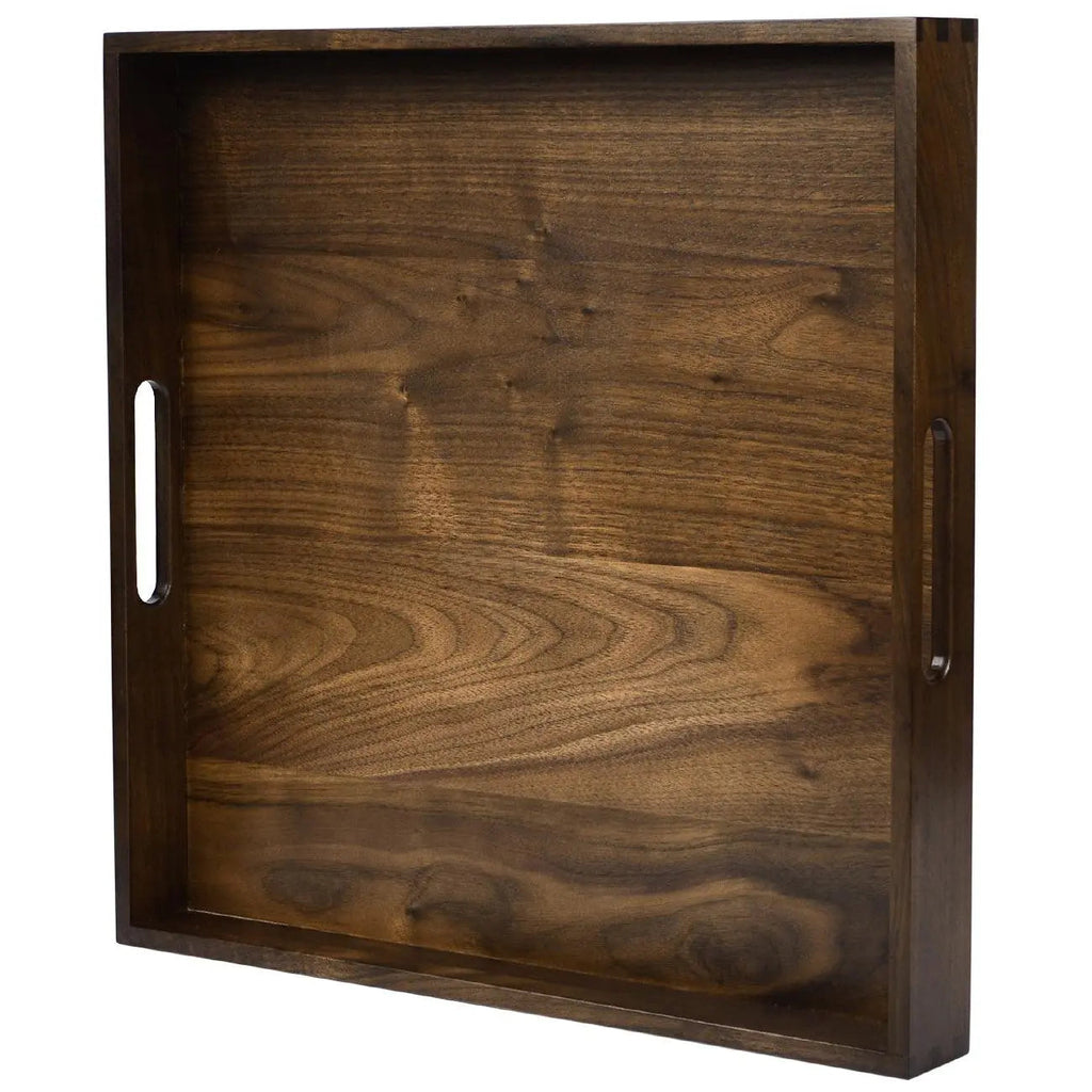 Teratect Square Black Walnut Serving Tray