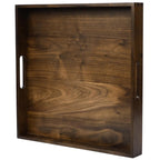 Teratect Square Black Walnut Serving Tray