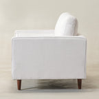 Tiziano Tufted Armchair with Accent Pillows