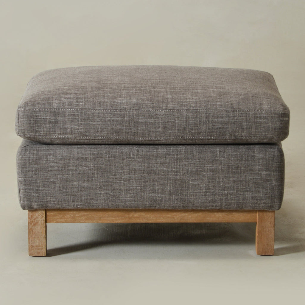 Albert Premium Linen Ottoman