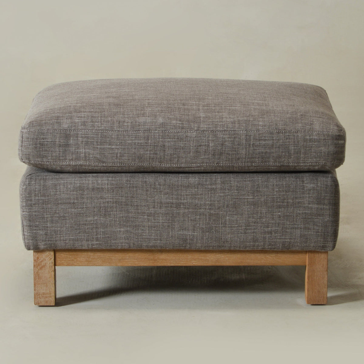 Albert Premium Linen Ottoman