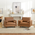 Tiziano Tufted Armchair with Accent Pillows