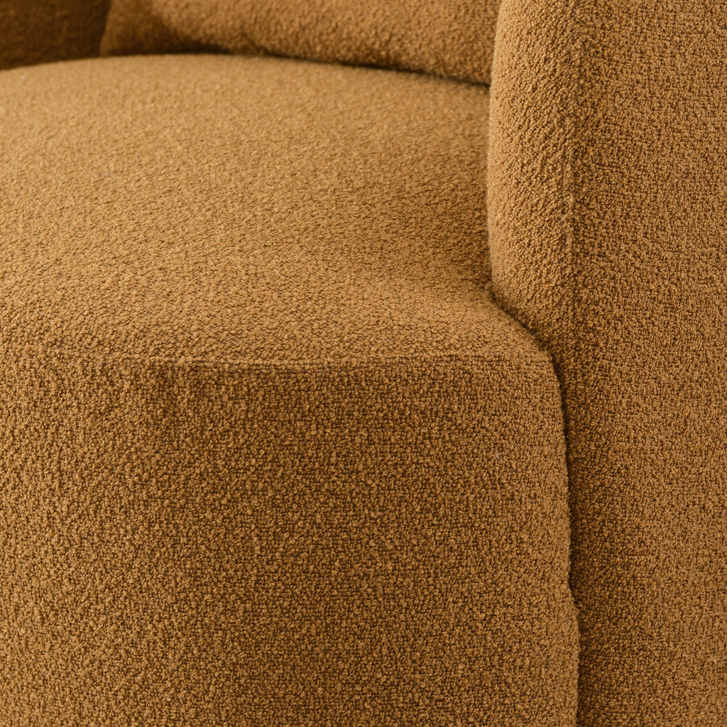 Ashlie Bouclé Swivel Barrel Chair