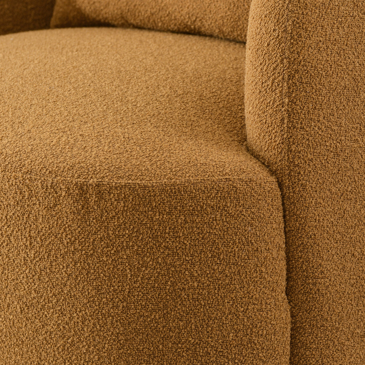 Ashlie Bouclé Swivel Barrel Chair