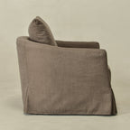 Eliza Slipcover Swivel Barrel Chair
