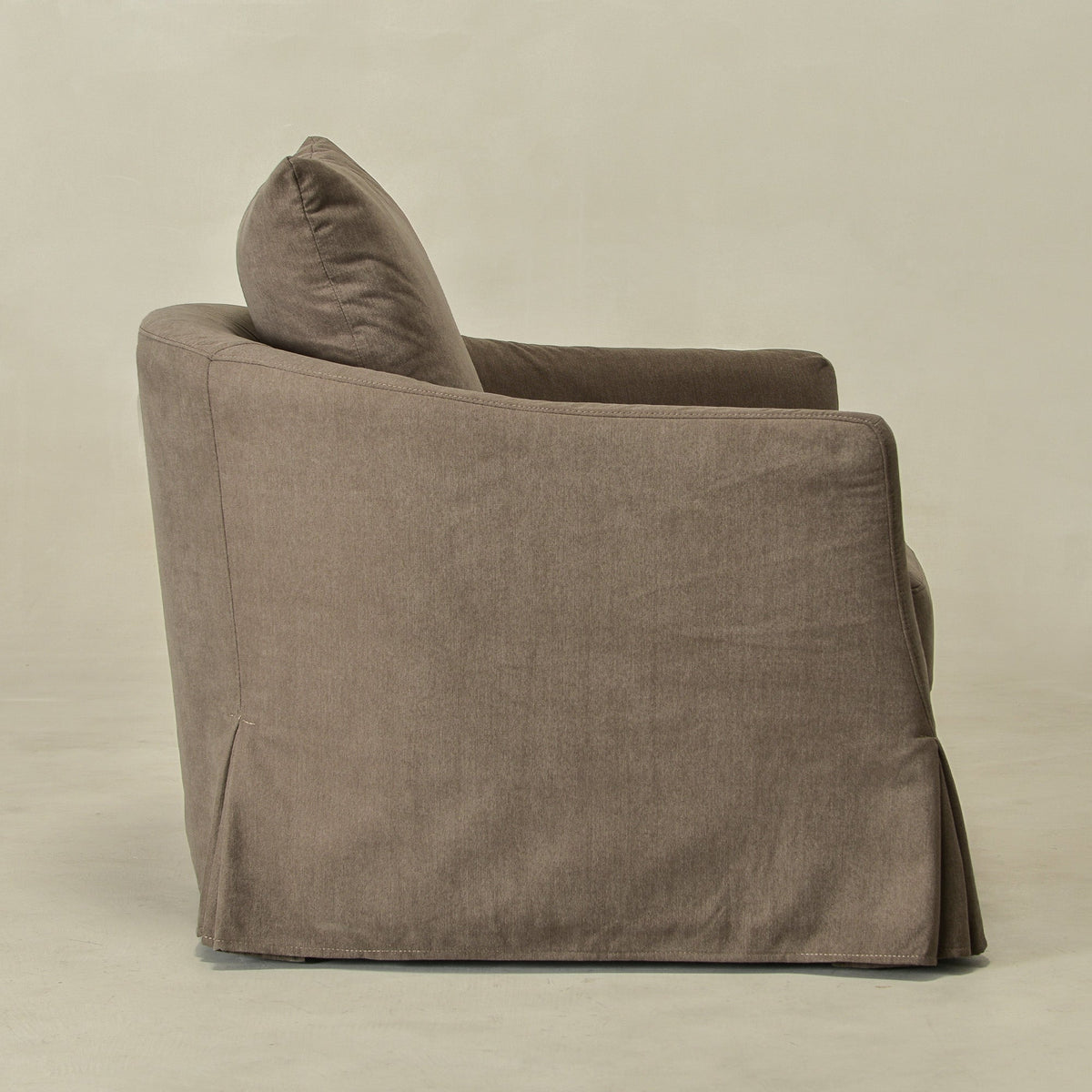 Eliza Slipcover Swivel Barrel Chair