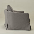 Eliza Slipcover Swivel Barrel Chair