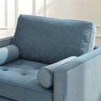 Tiziano Tufted Armchair with Accent Pillows