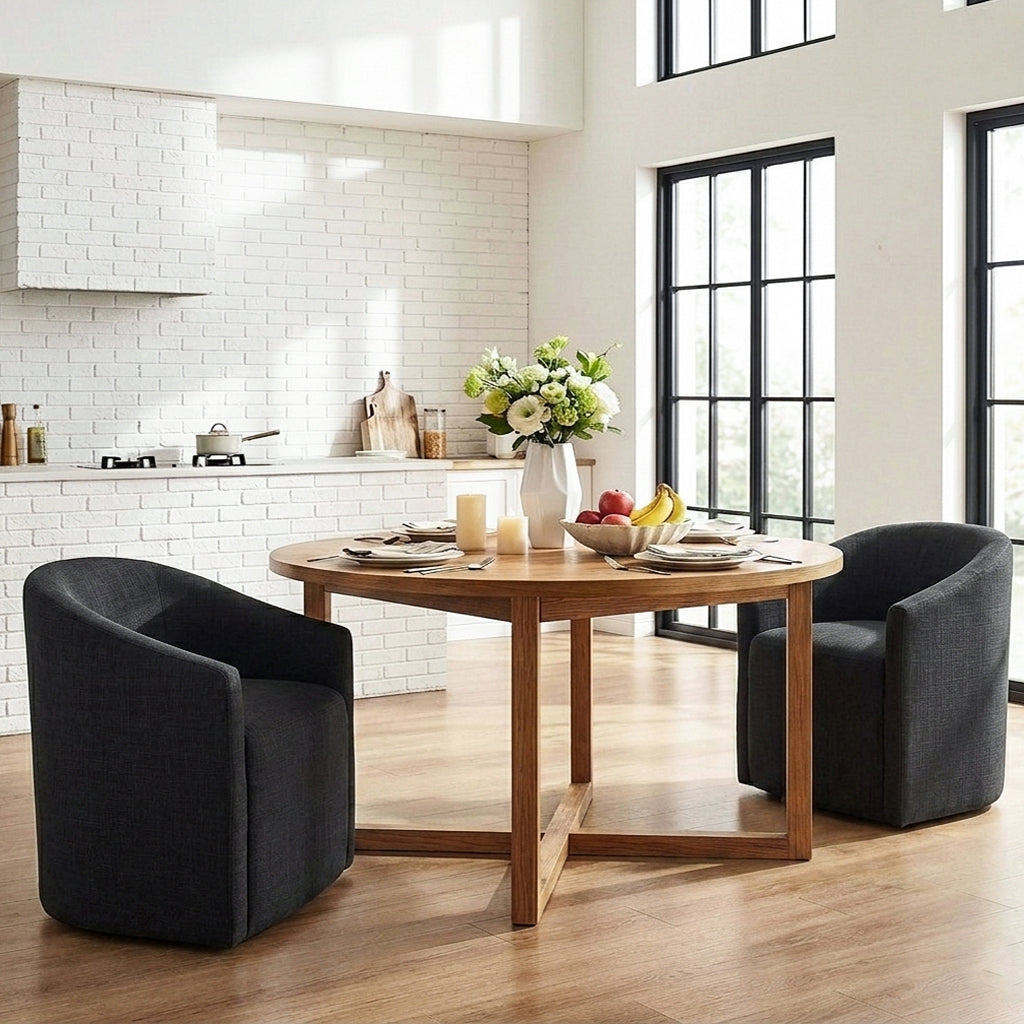 Rafa Performance Linen Dining Chair