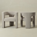 Herbert Modern Bouclé Armchair