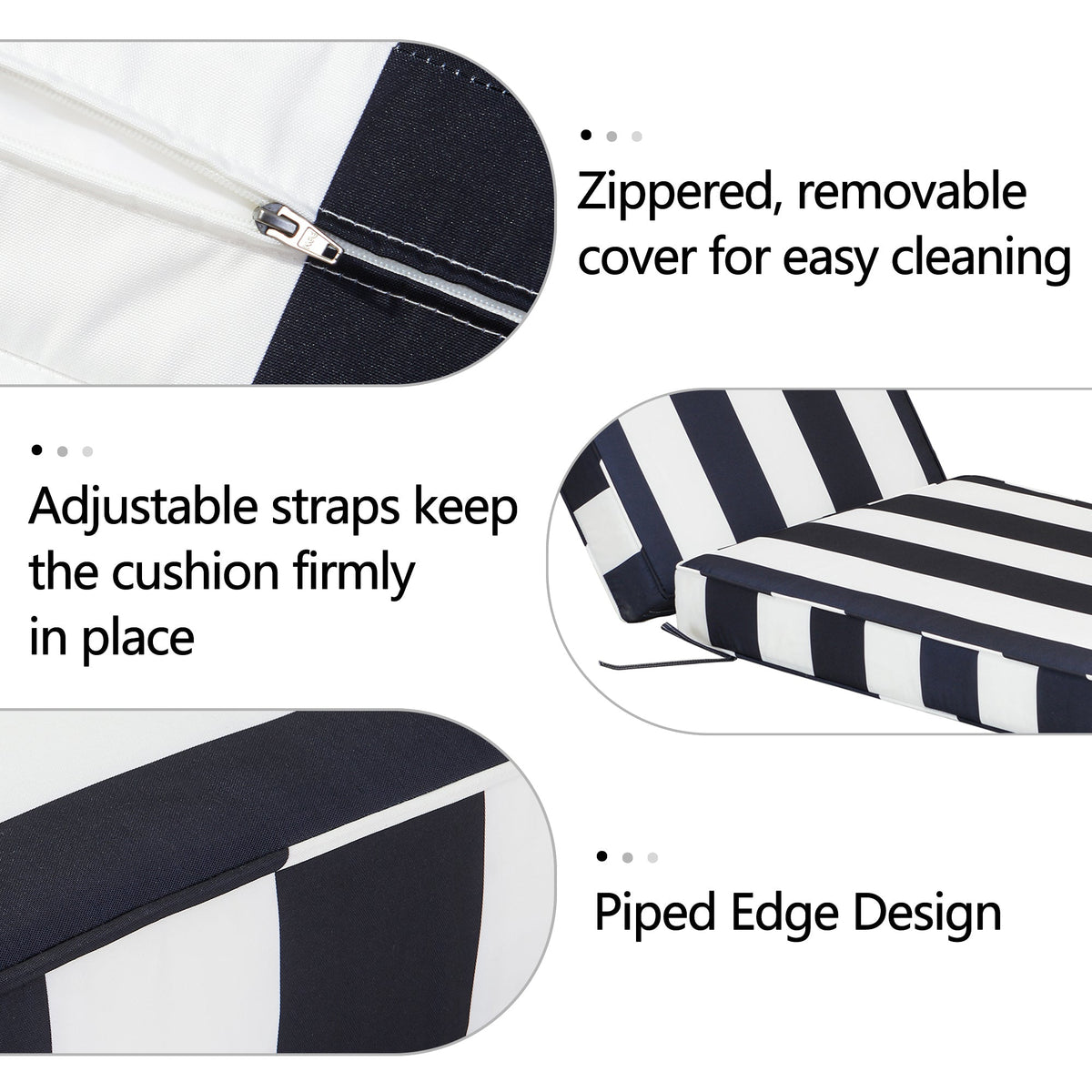 Ranu Extra Thick Outdoor Cushion Set