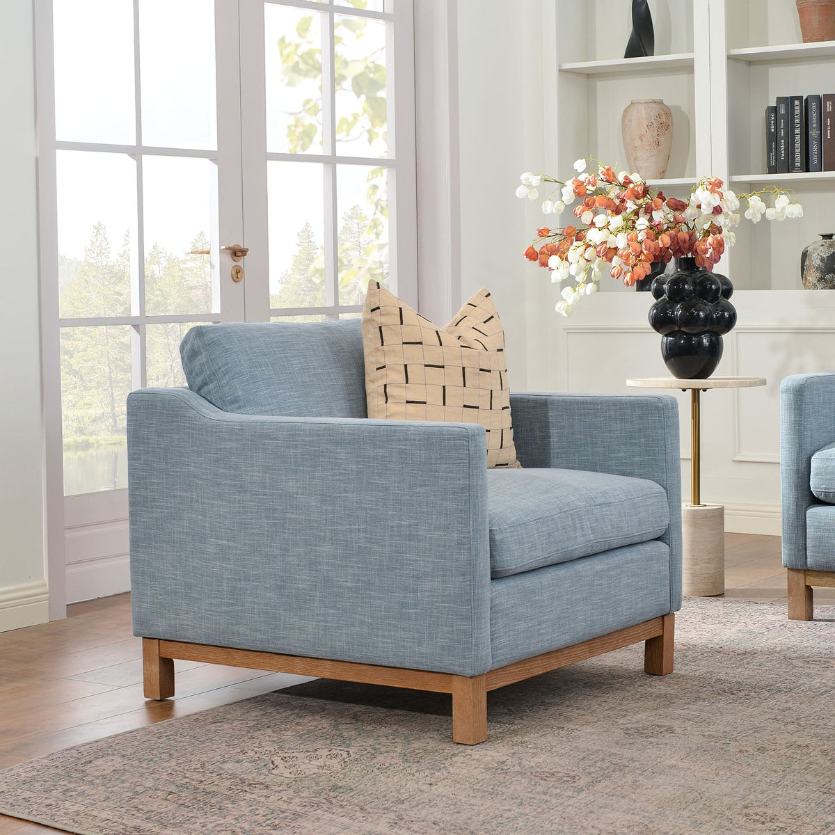 Albert Premium Linen Armchair
