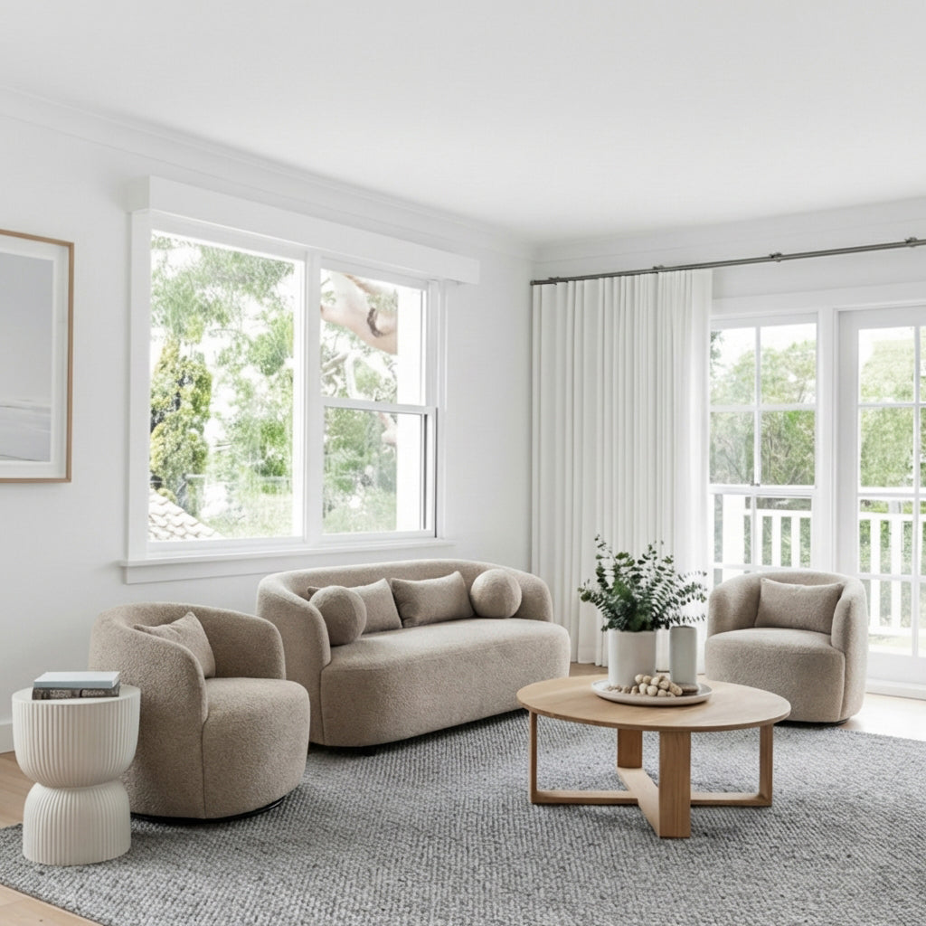 Ashlie Bouclé Loveseat