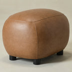 Elmer Faux Leather Ottoman
