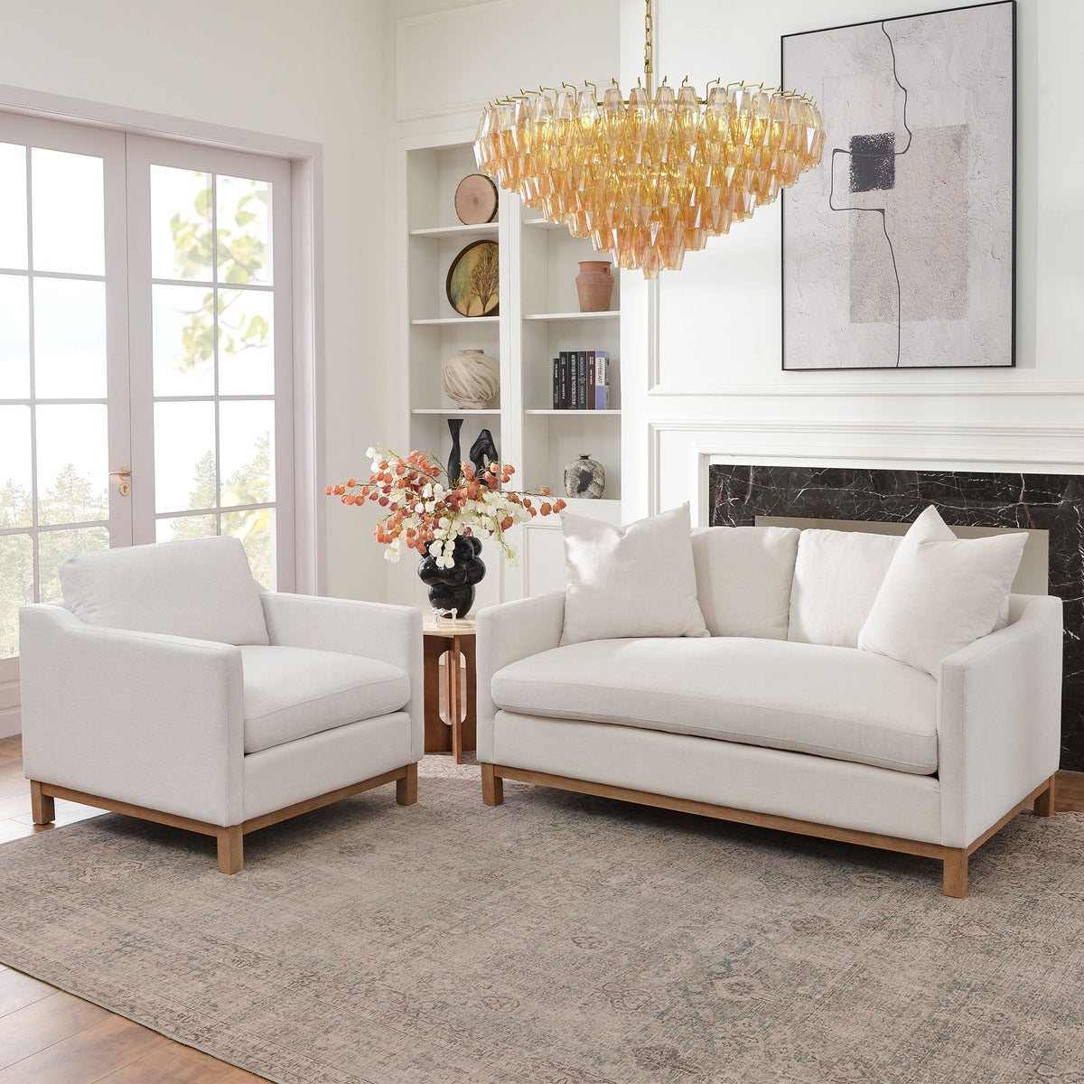 Albert Premium Linen Armchair