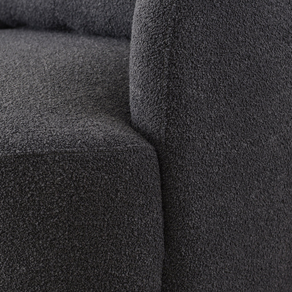 Ashlie Bouclé Swivel Barrel Chair