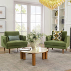 Samuel Tapered Velvet ArmChair