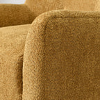 Vestie Chenille Swivel Barrel Chair