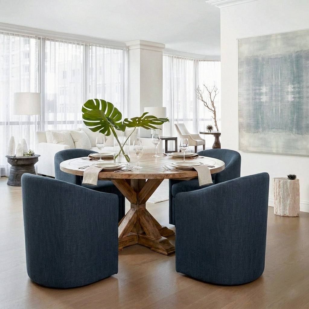 Rafa Performance Linen Dining Chair