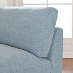 Montyne Linen Armless Chair