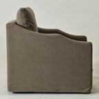 Charles Slipcover Swivel Barrel Chair