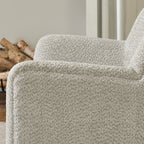 Vestie Chenille Swivel Barrel Chair