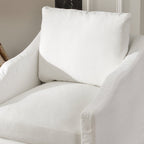 Charles Slipcover Swivel Barrel Chair