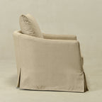 Eliza Slipcover Swivel Barrel Chair