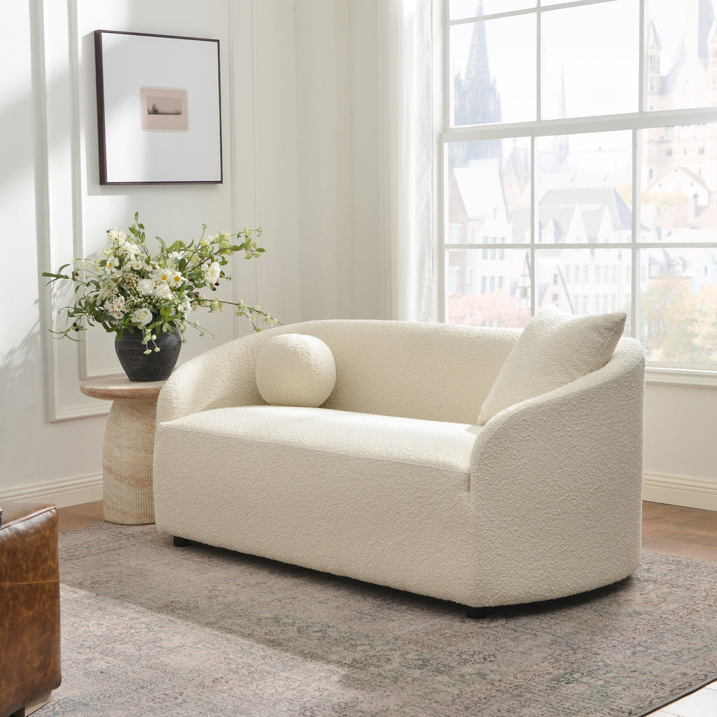 Susie Premium Bouclé Loveseat