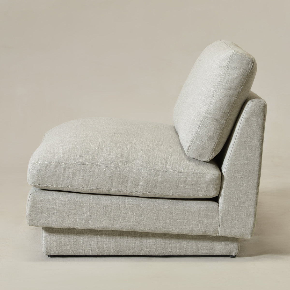 Montyne Linen Armless Chair