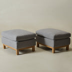 Albert Premium Linen Ottoman