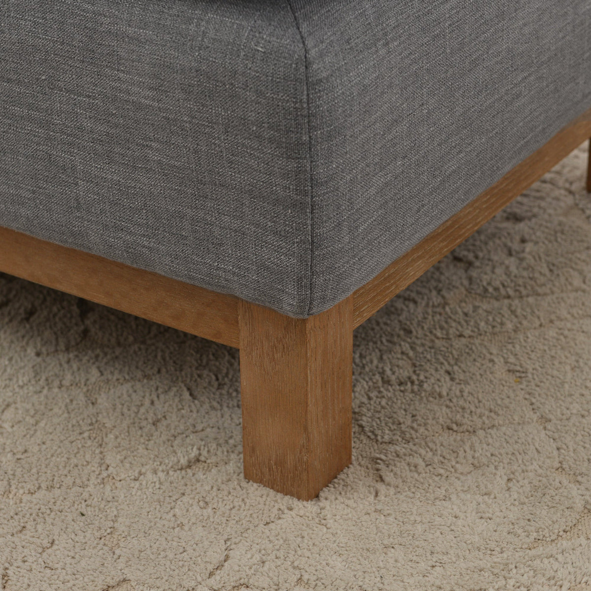 Albert Premium Linen Ottoman