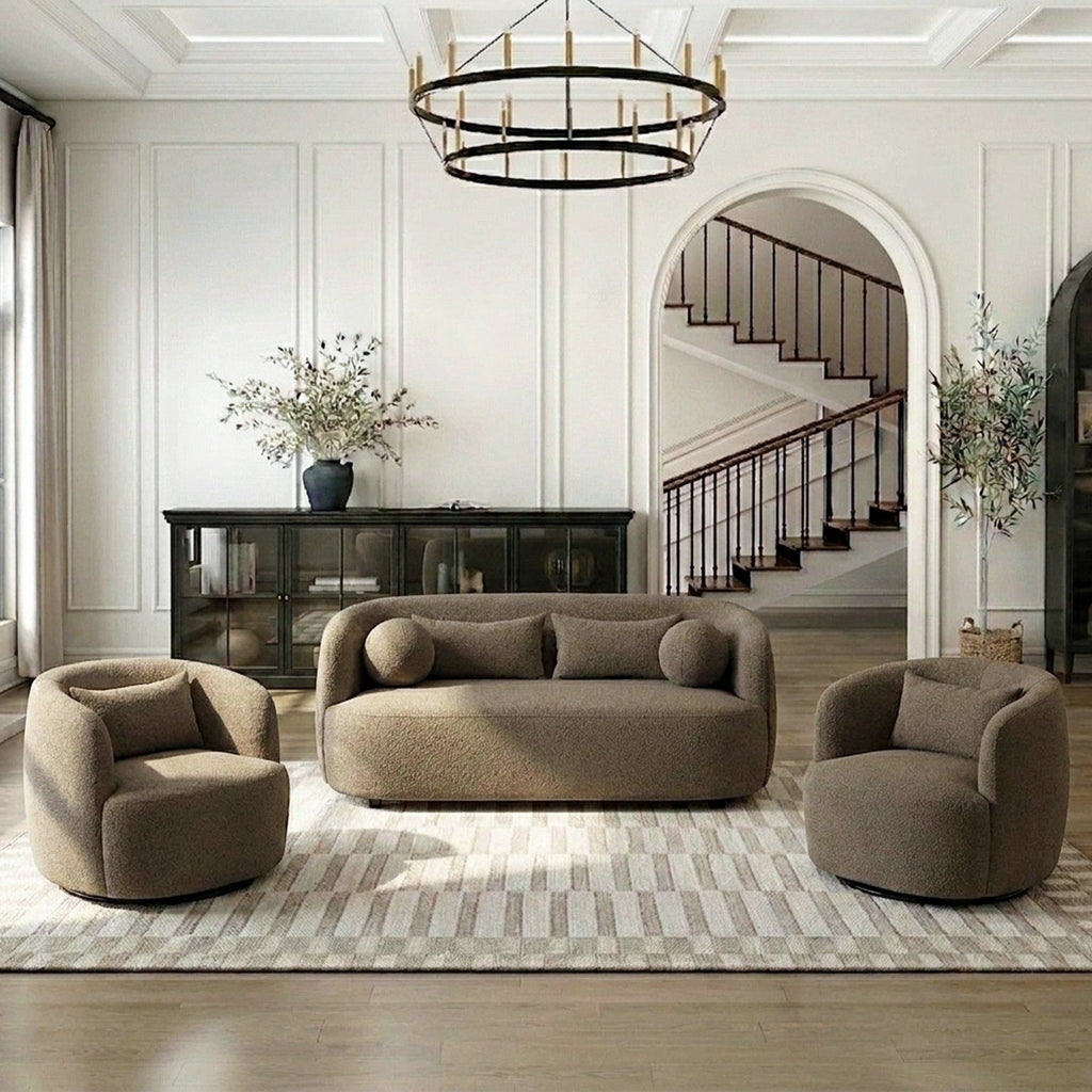 Ashlie Bouclé Loveseat