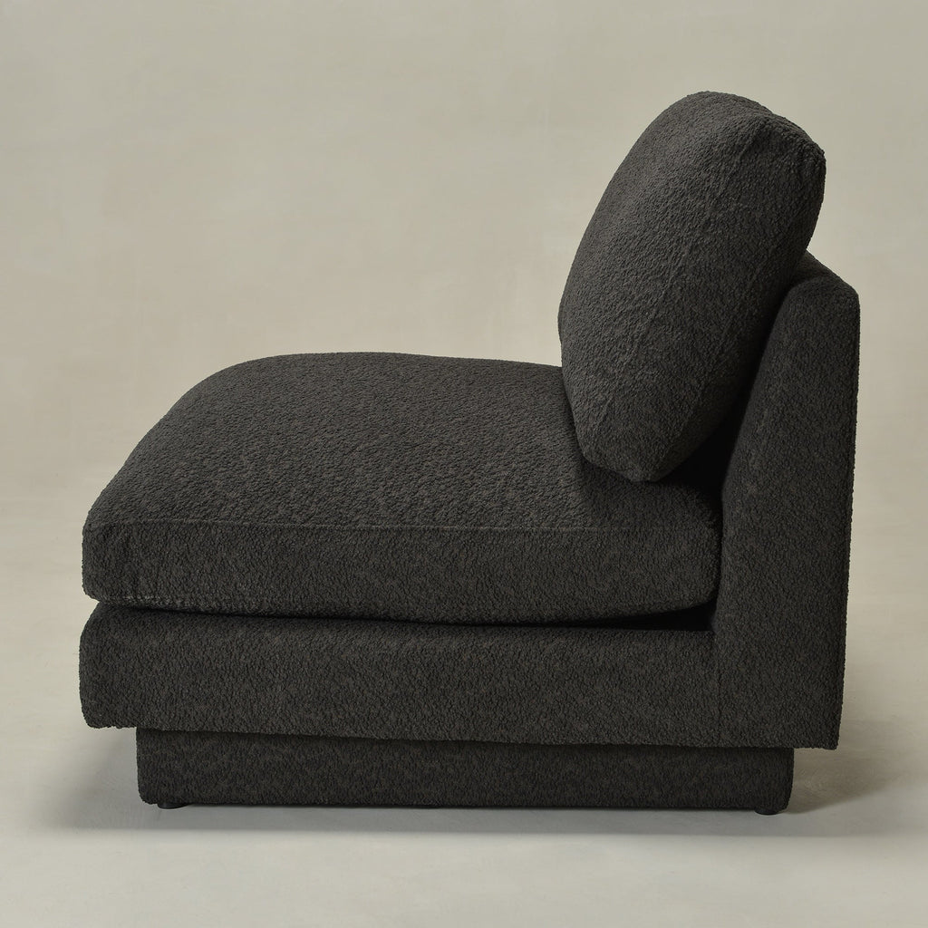 Montyne Bouclé Armless Chair