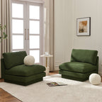 Montyne Bouclé Armless Chair