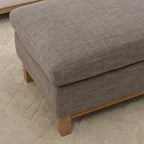 Albert Premium Linen Ottoman