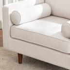 Tiziano Tufted Armchair with Accent Pillows