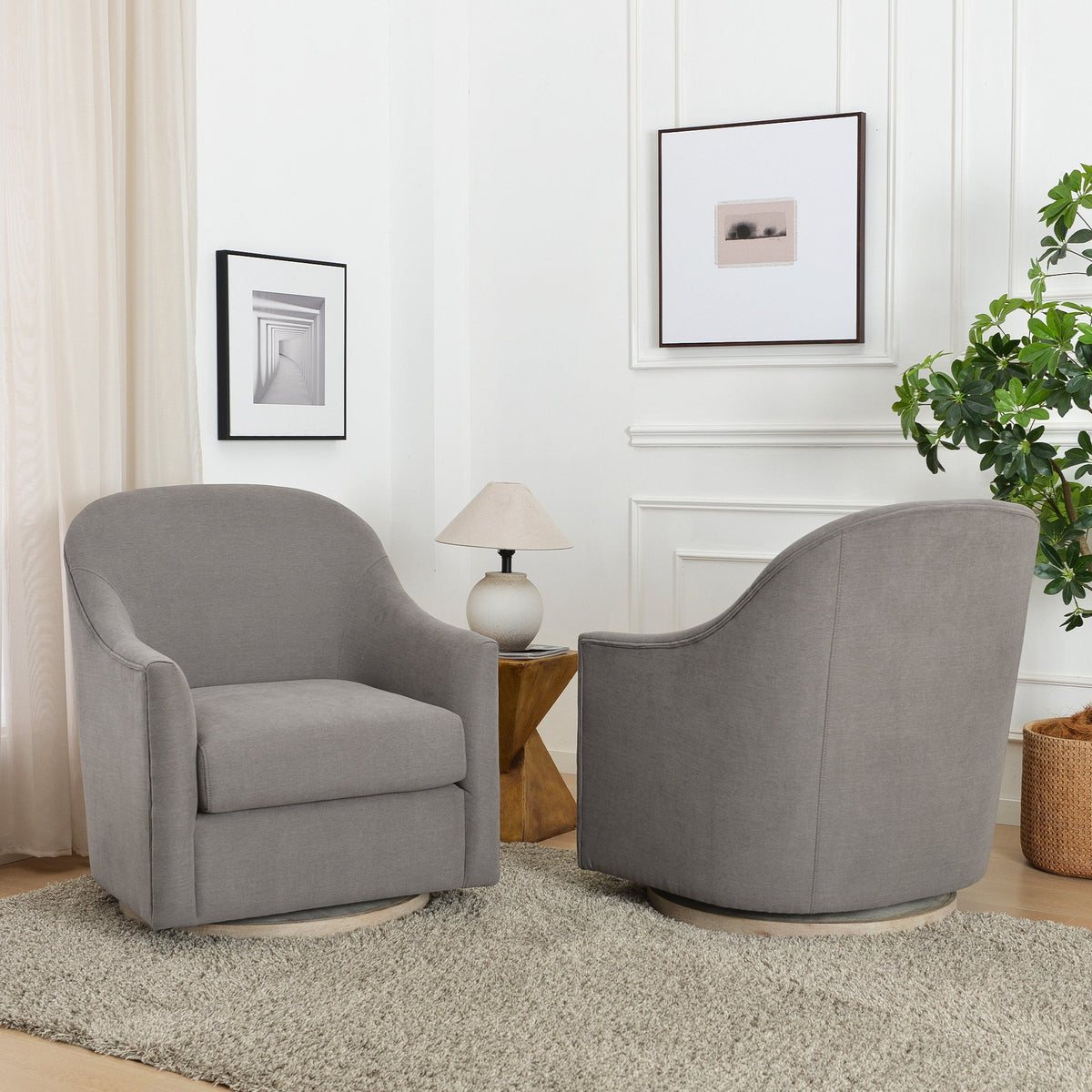 Ethel Swivel Nursery Glider
