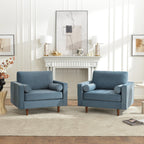 Tiziano Tufted Armchair with Accent Pillows