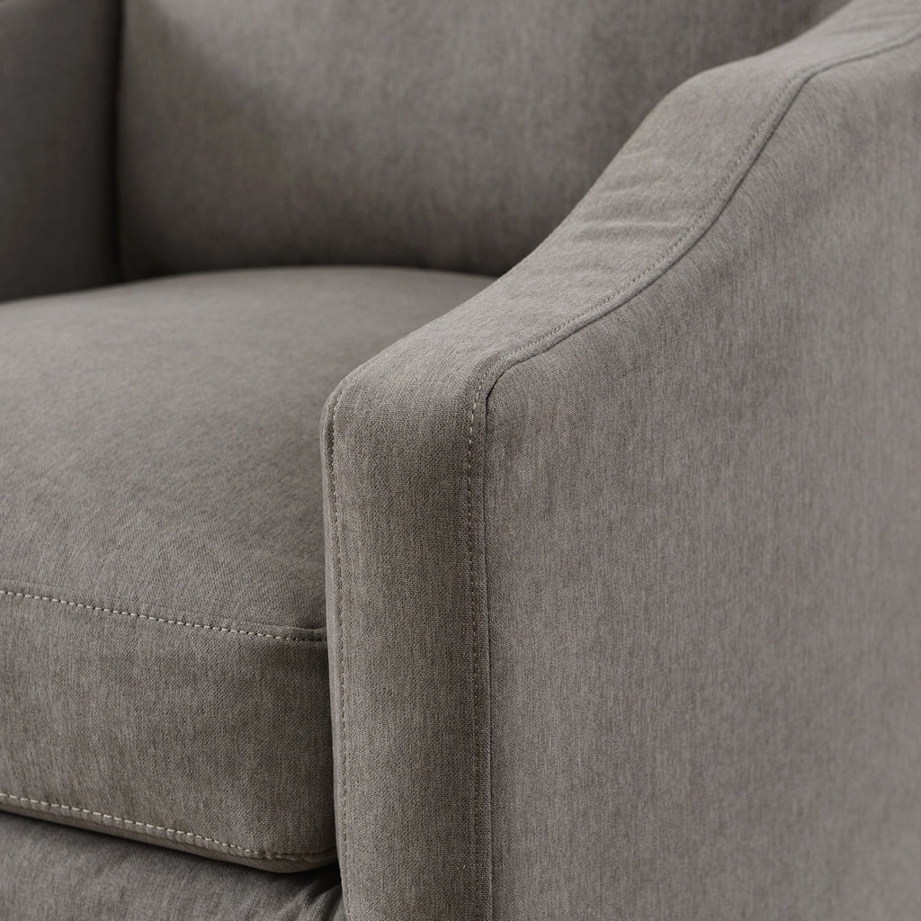 Charles Slipcover Swivel Barrel Chair
