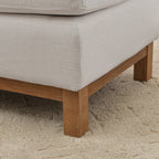 Albert Premium Linen Ottoman