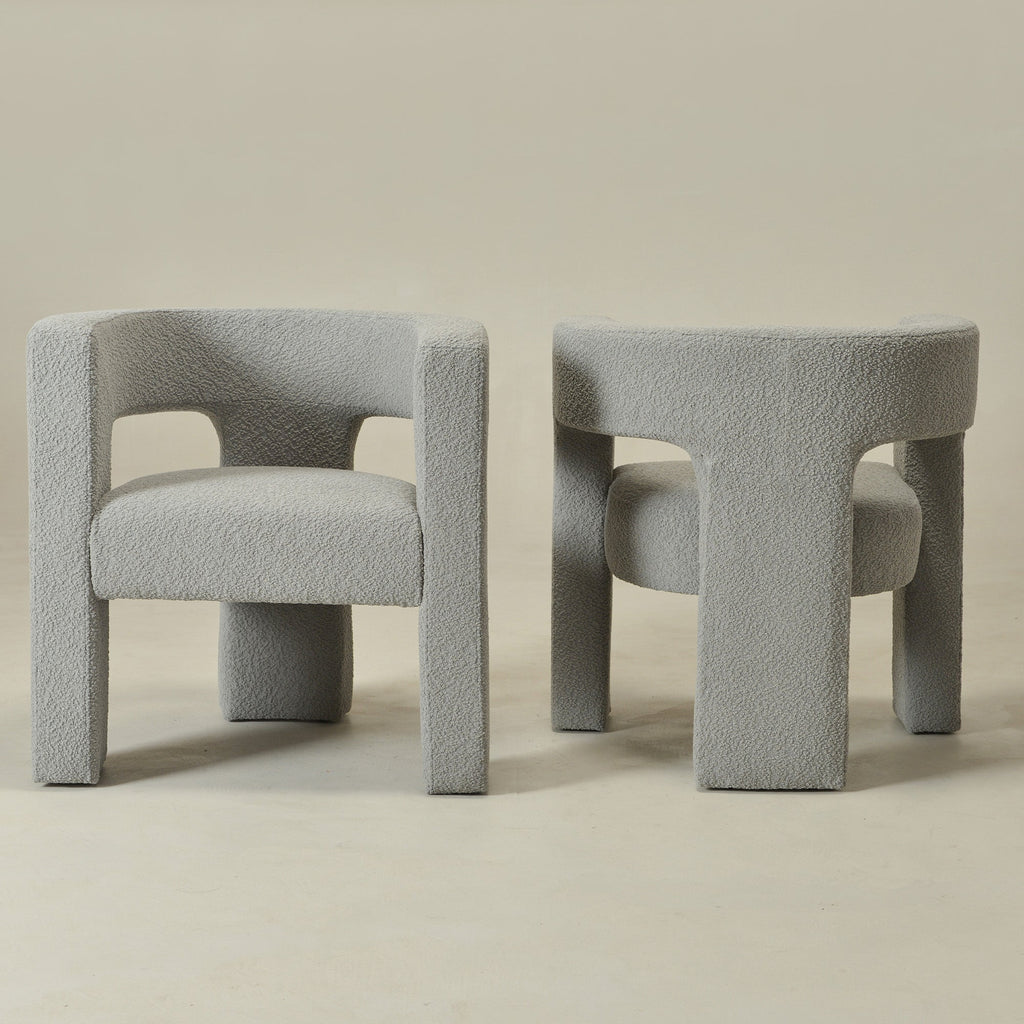 Herbert Modern Bouclé Armchair