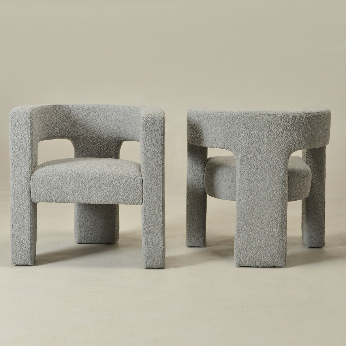 Herbert Modern Bouclé Armchair