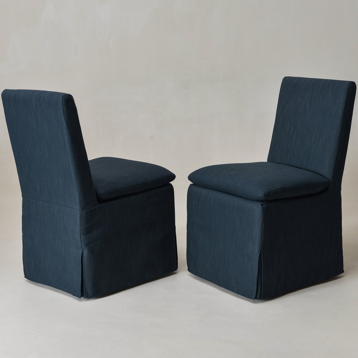 Diane Slipcover Performance Dining Chair with Casters